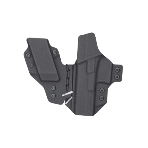 Concealtek Glock 19 IWB Right Hand with Magazine Pouch Kydex Holster, Black