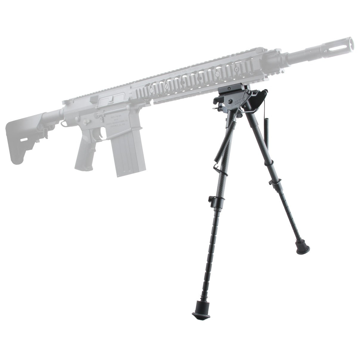 Rokstad Carbon Fiber 9-13.5" Spring Retractable Bipod