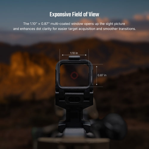 OSIGHT R MICRO T1/T2 FOOTPRINT 2 MOA & 65 MOA CIRCLE RED DOT