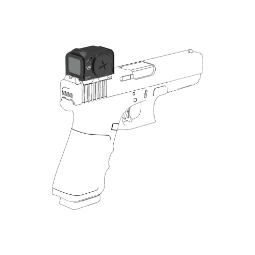 Vector Optic Frenzy Plus 1x18x22 GENII 3 MOA RD Motion Sensor, SCRD-75