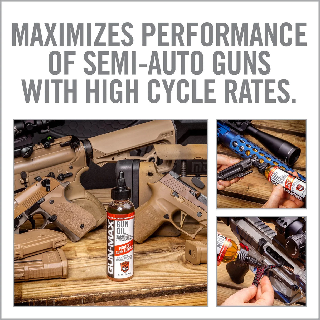 Real Avid Gun Max Gun Oil 4oz.