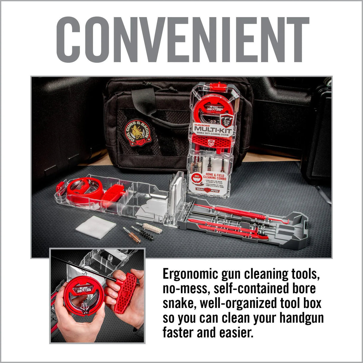 Real Avid Gun Boss Multi Kit .357/.38/9mm