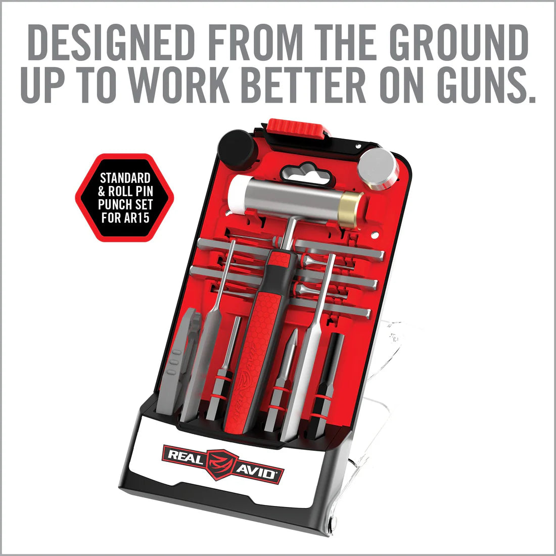 Real Avid Accu Punch Hammer & AR15 Pin Punch Set