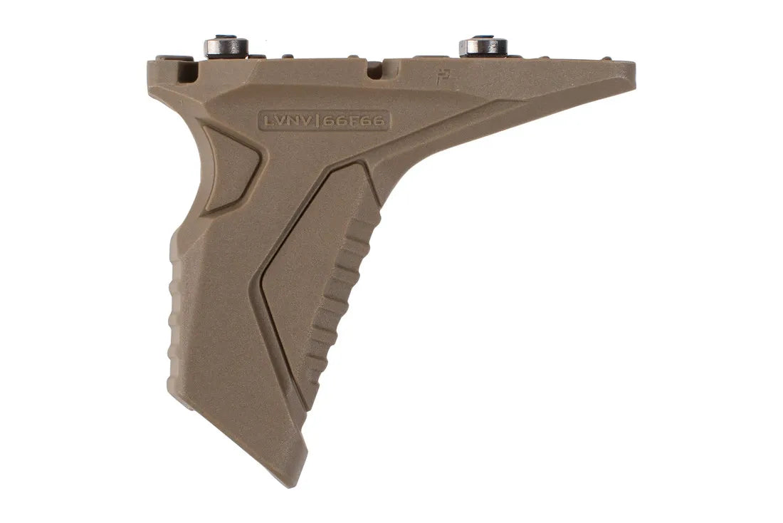 STRIKE INDUSTRIES LINK ANGLED HANDSTOP WITH CABLE MANAGEMENT SYSTEM, FDE