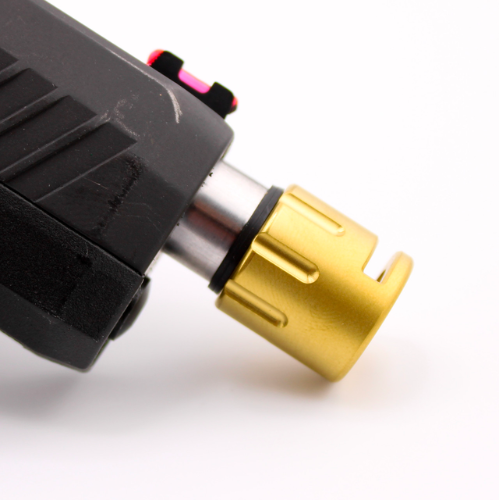 Lakeline 1/2 X 28 Micro Compensator, TiN (Gold)