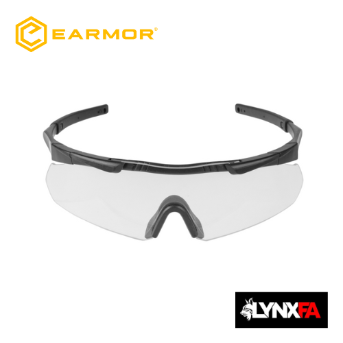 Earmor S01 Hardcore Shooting Glasses Clear Lens