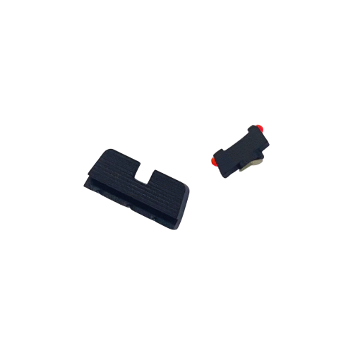 Silotac Fiber Optic Front Blacked Out Rear Sight For Taurus G3