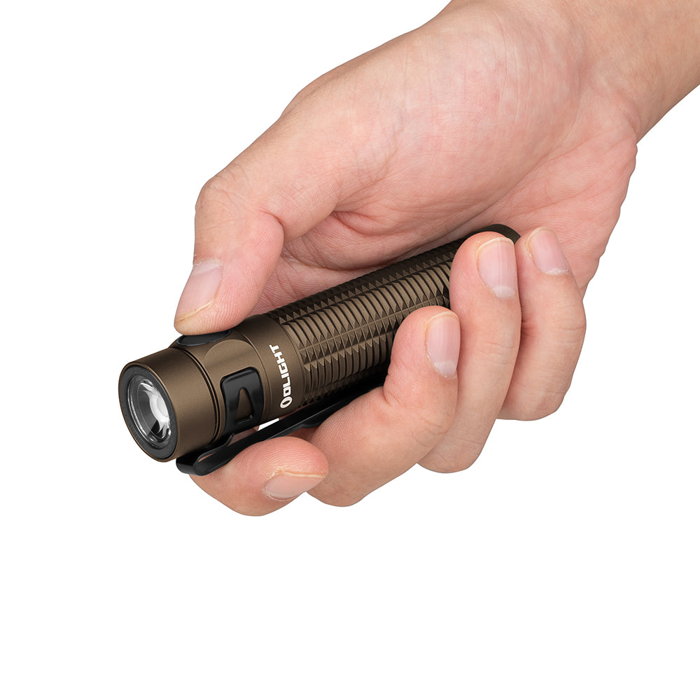 Olight Baton 3 Pro 1500 Lumens Rechargeable Flashlight (Desert Tan)