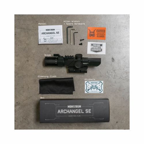 MONSTRUM ARCHANGEL SE V2 1-6X SFP SCOPE BLACK