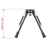 Rokstad Carbon Fiber 9-13.5" Spring Retractable Bipod
