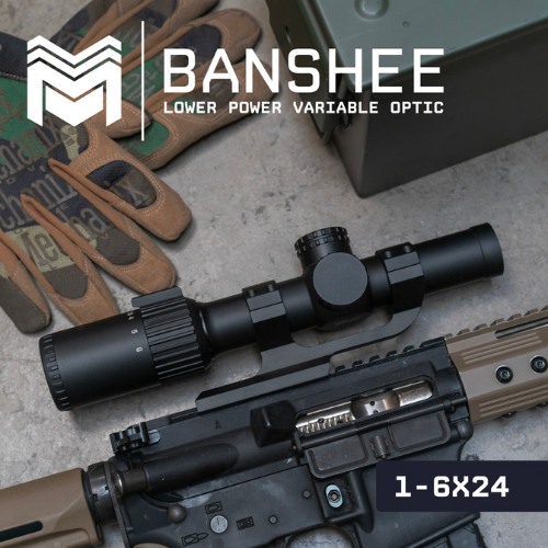 Monstrum Banshee 1-6x24 LPVO Rifle Scope MX1 Reticle