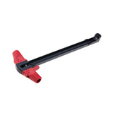 Strike Industries AR T-Bone Charging Handle, Black/ Red