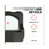 MONSTRUM BOP PISTOL RED DOT MULTI-RETICLE
