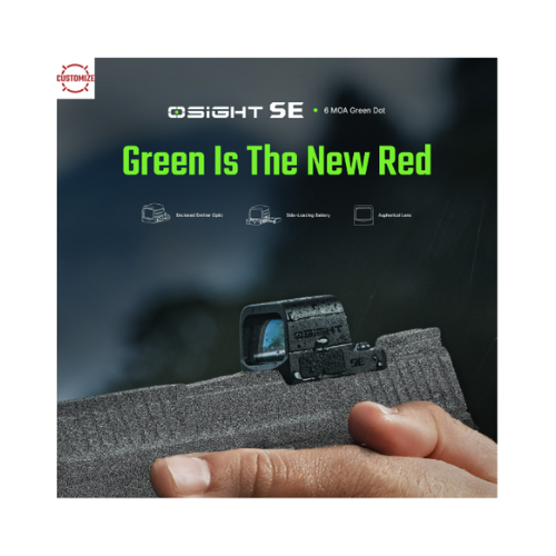 Osight SE RMSc Footprint Enclosed Reflex Sight with Side-Loading Battery