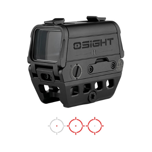 OSIGHT R MICRO T1/T2 FOOTPRINT 2 MOA & 65 MOA CIRCLE RED DOT