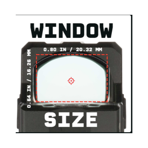 MONSTRUM BOP PISTOL RED DOT MULTI-RETICLE