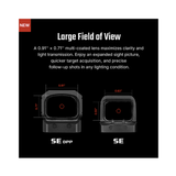 Osight SE DPP Footprint Enclosed Emitter Red Dot Sight with Multi-Reticle System