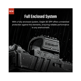 Osight SE DPP Footprint Enclosed Emitter Red Dot Sight with Multi-Reticle System