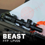Monstrum Beast 1-10x24 FFP Scope, Black