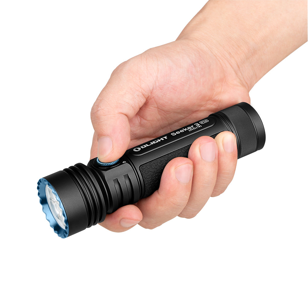 Olight Seeker 3 Pro 4200 Lumen Bright Flashlight (Black) – LynxFA