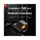 Osight SE DPP Footprint Enclosed Emitter Red Dot Sight with Multi-Reticle System