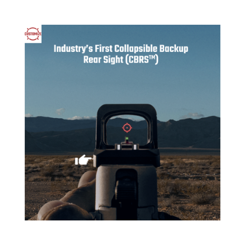 Osight XE AMRS Enclosed Red Dot Sight with Ruggedized Miniature Reflex Footprint, 2/6+32 MOA Advanced Multi-Reticle System and Side-Loading Battery