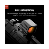 Osight SE DPP Footprint Enclosed Emitter Red Dot Sight with Multi-Reticle System