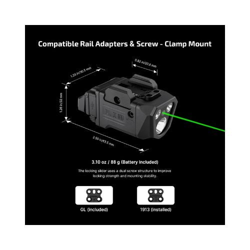 OLIGHT PL X GL TACTICAL LASER LIGHT GREEN BEAM