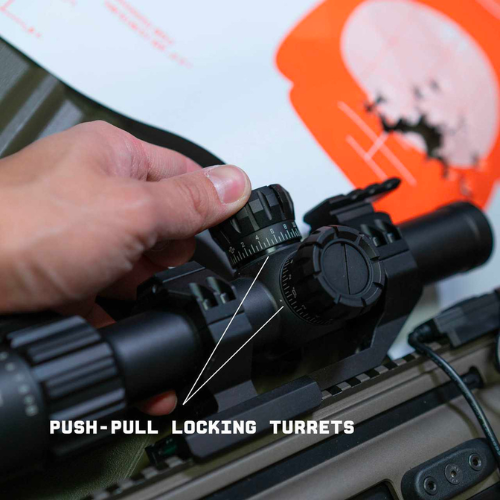 Monstrum Beast 1-10x24 FFP Scope, Black