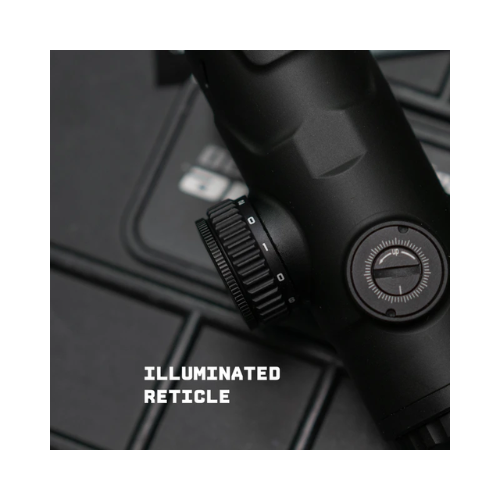 MONSTRUM OPTIMUS 1X PRISM SCOPE BLACK PT1B-BDCP4