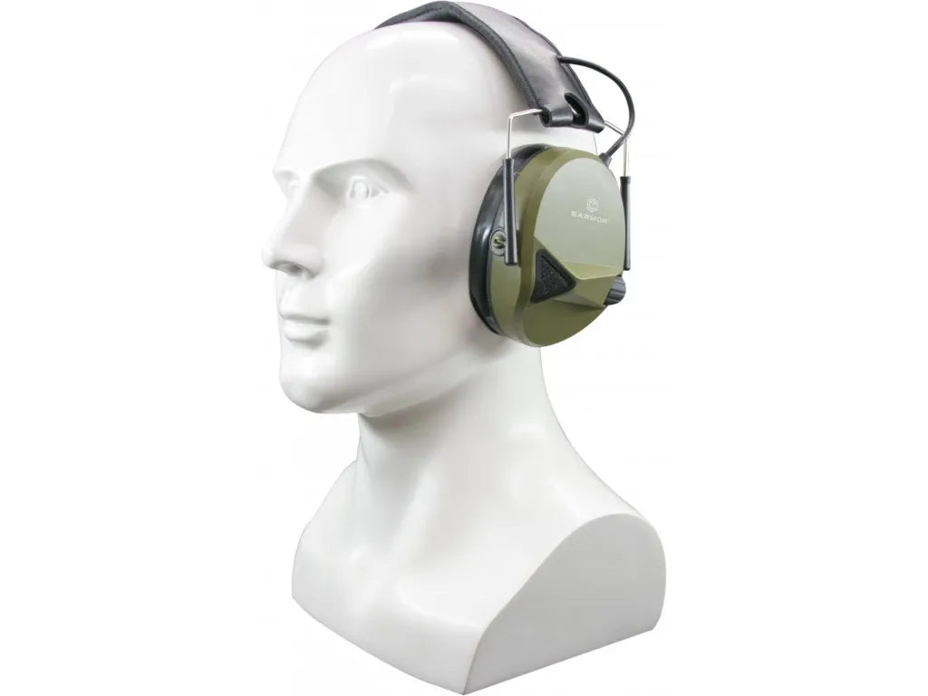 Earmor M30 Electronic Hearing Protector, OD Green