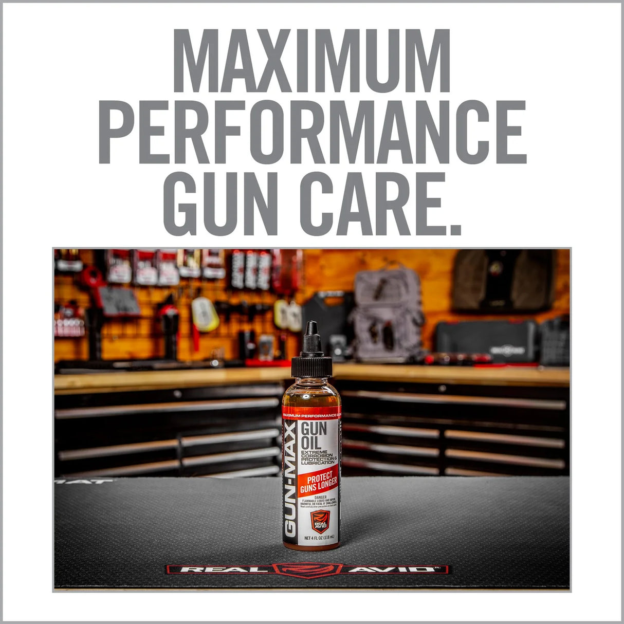 Real Avid Gun Max Gun Oil 4oz.