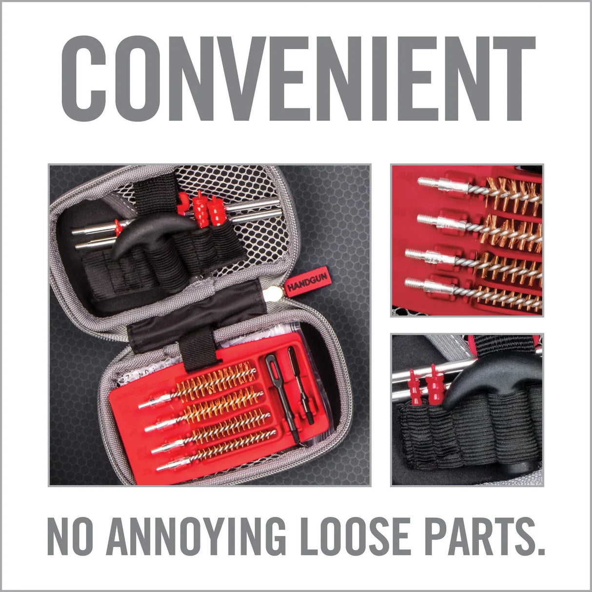 Real Avid Gun Boss Handgun Cleaning Kit Compact & Ready