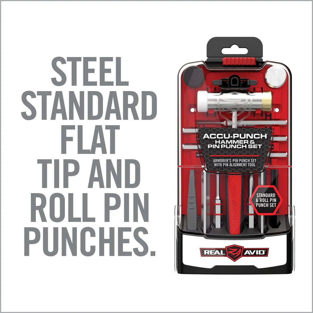 Real Avid Accu Punch Hammer & AR15 Pin Punch Set