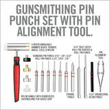 Real Avid Accu Punch Hammer & AR15 Pin Punch Set