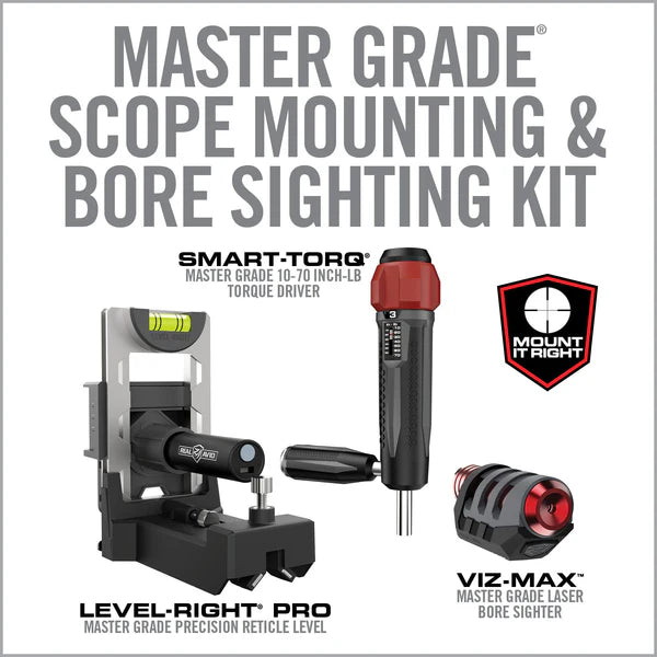 Real Avid Master Grade Scope Mounting & Bore Sighting Kit
