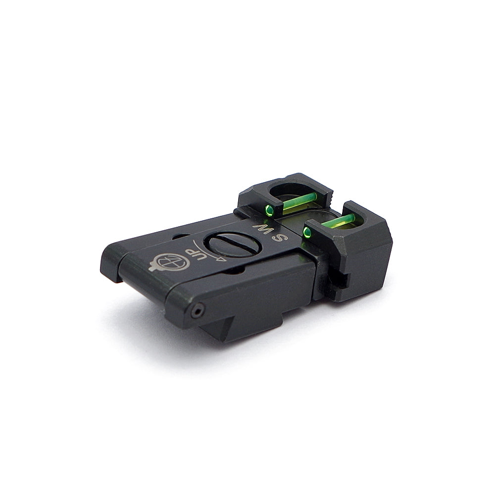 Eemann Tech Adjustable Rear Sight With Fiber Optics, ET-012025