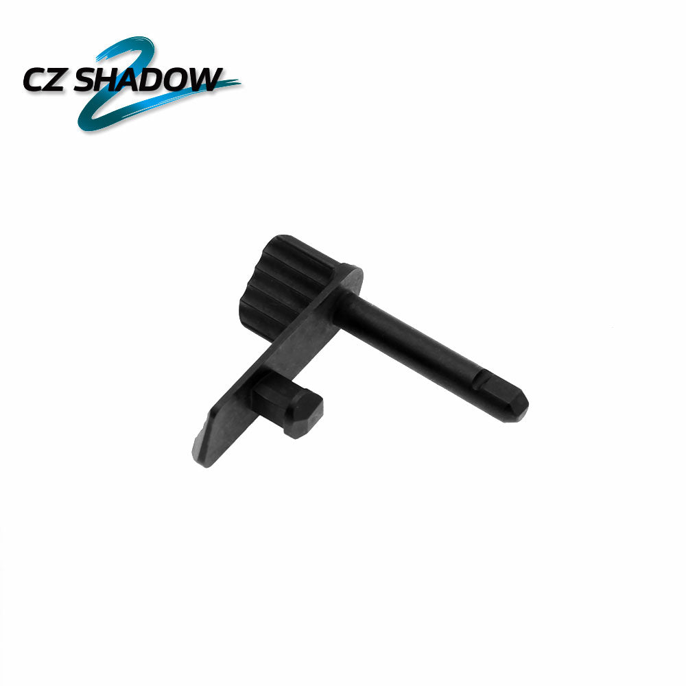 Eemann Tech Slide Stop With Thumb Rest For CZ Shadow, Black ET-130050