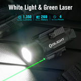 Olight Baldr Pro Tactical Light & Green Laser (Black)