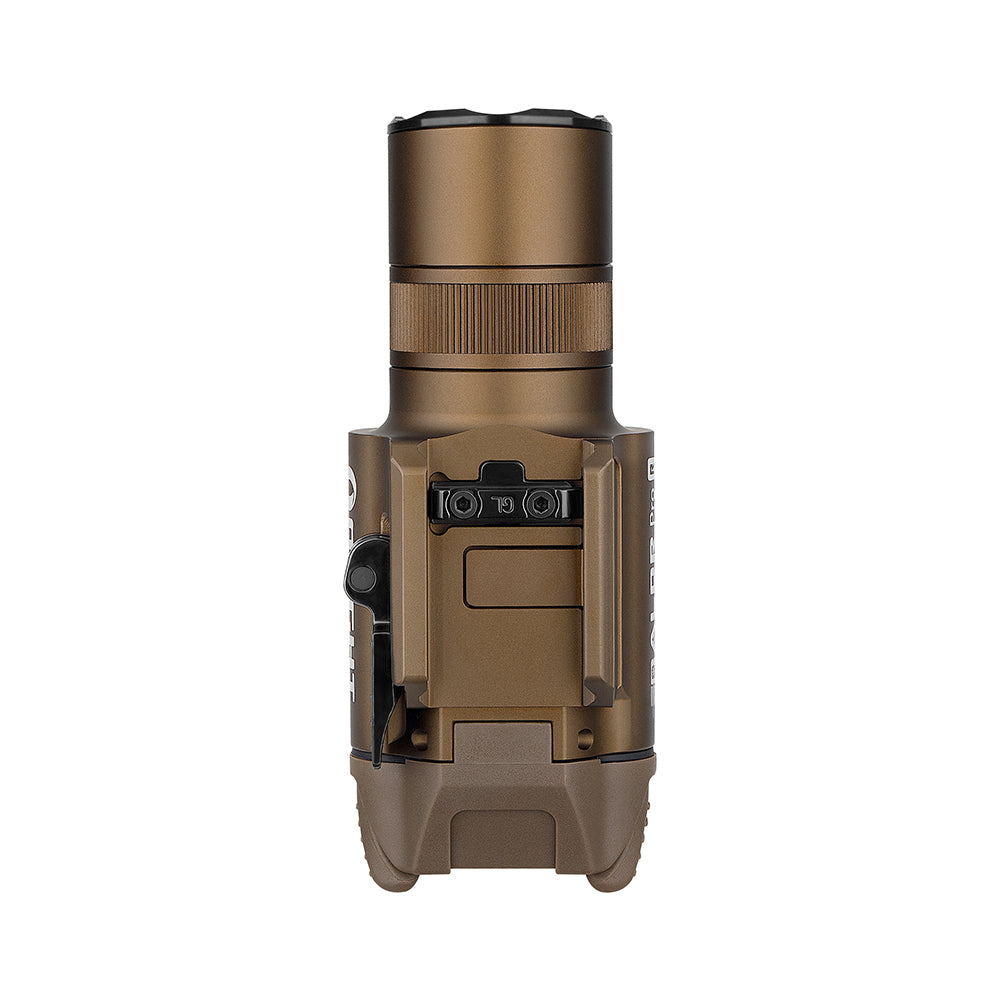 Olight Baldr Pro R Rechargeable Tactical Light with Green Laser (Desert Tan)