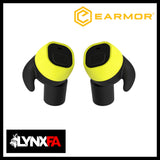 Earmor M20 Electronic Earbuds, Yellow