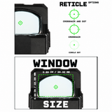 MONSTRUM BOP PISTOL RED DOT MULTI RETICLE GD81B-D3