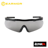 Earmor S01 Hardcore Shooting Glasses Smokey Grey Lens