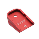 Strike Industries Aluminum Base Plate for Glock 17/19/22/23, Red