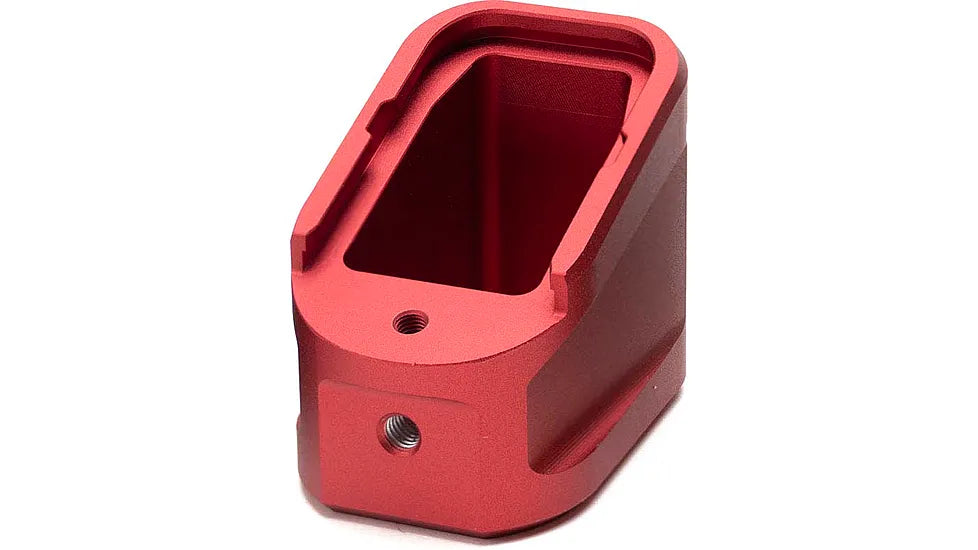 Strike Industries Aluminum Extended Magazine Plate for Glock 17/22 Plus 5, Red