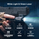 Olight Baldr Mini Tactical Light 600 Lumens & Green Laser Combo (Desert Tan)